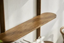 Nimara Juliet væghylde i røget eg med 3 hylder H:100 x D:22 x B:90 cm* Reoler|Opbevaring Til Stuen