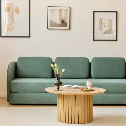 Nimara Katarina foldbar sovesofa grøn L: 217 x D: 77/145 x H: 75 cm* Sofaer|Sovesofaer