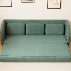 Nimara Katarina foldbar sovesofa grøn L: 217 x D: 77/145 x H: 75 cm* Sofaer|Sovesofaer