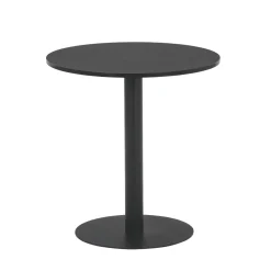 Nimara Lara sort rundt cafebord Ø70 cm* Spiseborde