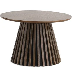 Nimara Lewis lamel sofabord røget eg Ø70 cm* Sofaborde