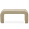 Nimara Lianna bænk i beige boucle 95x40x44 cm* Bænke|Bænke