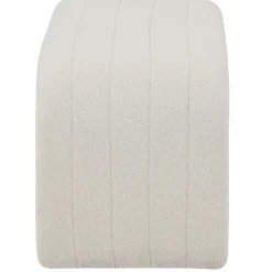 Nimara Lianna bænk i hvid boucle 95x40x44 cm* Bænke|Bænke