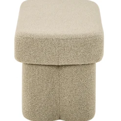 Nimara Linea bænk beige Boucle 100x42x44 cm* Bænke|Bænke