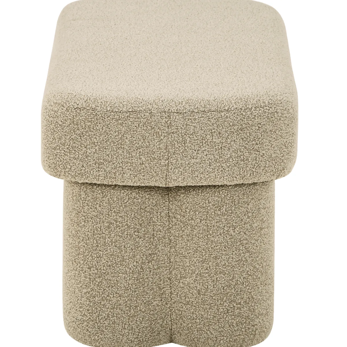 Nimara Linea bænk beige Boucle 100x42x44 cm* Bænke|Bænke