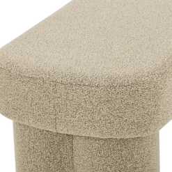 Nimara Linea bænk beige Boucle 100x42x44 cm* Bænke|Bænke