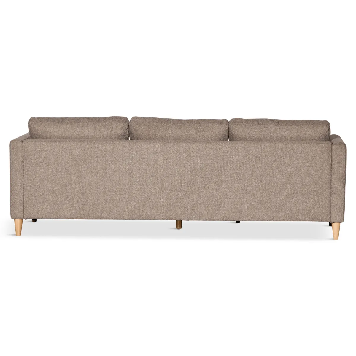 Nimara Lulu - Højrevendt og venstrevendt vendbar chaiselong sofa i sand - L: 215 x D: 82 x H: 78 cm* Sofaer
