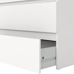 Nimara Maise kommode H:70 x B:138 x B:41 cm med 6 skuffer i hvid* Kommoder|Kommoder