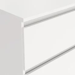 Nimara Maise kommode H:70 x B:138 x B:41 cm med 6 skuffer i hvid* Kommoder|Kommoder