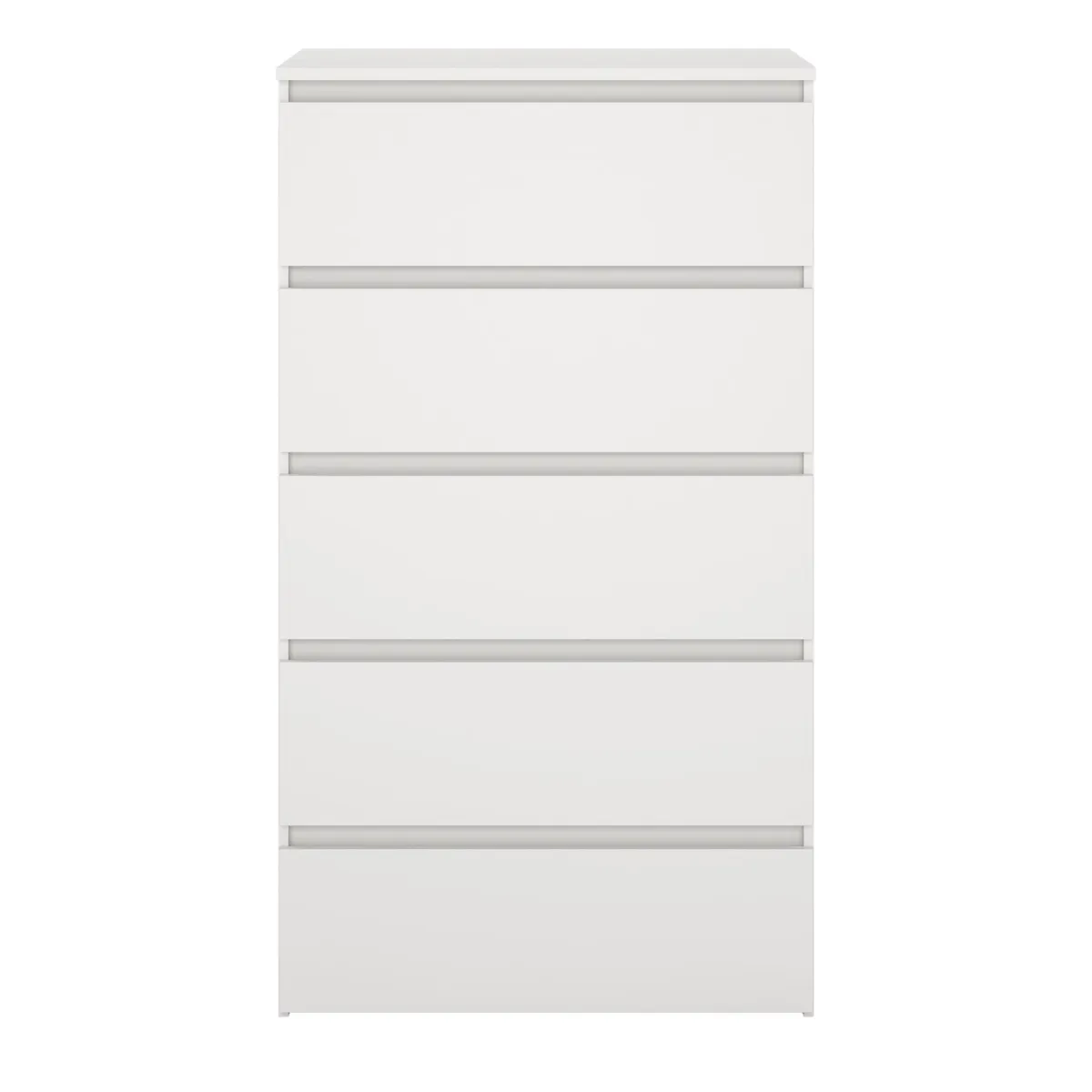 Nimara Maise kommode H:114 x B:65 x D:41 cm med 5 skuffer i hvid* Kommoder|Kommoder