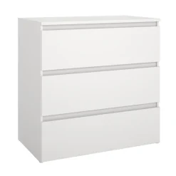 Nimara Maise kommode H:70 x B:70 x D:41 cm med 3 skuffer i hvid* Kommoder|Kommoder