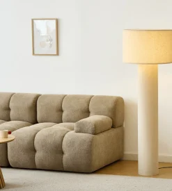 Nimara Mariah gulvlampe med lampeskærm i linned 145 x 50 cm* Bordlamper|Gulvlampe