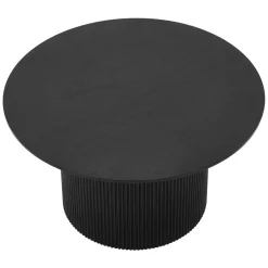 Nimara Martina sofabord i sort melamin Ø80 cm* Sofaborde