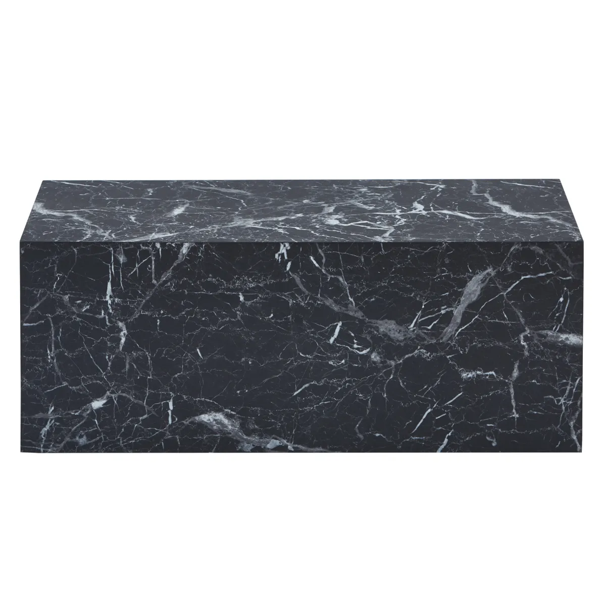 Nimara Maxine sofabord sort marmor look 90x50 cm* Sofaborde