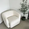 Nimara Melisa - lænestol i hvid boucle B: 92 D: 84 H: 66 cm* Sofaer|Lænestole