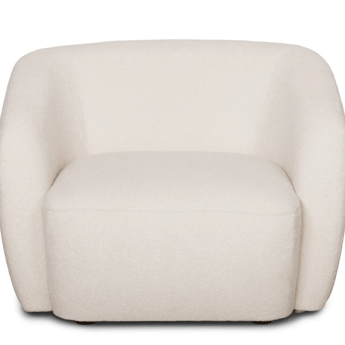 Nimara Melisa - lænestol i hvid boucle B: 92 D: 84 H: 66 cm* Sofaer|Lænestole