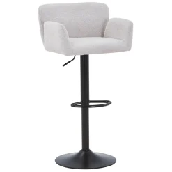 Nimara Melody Barstol - beige tekstil med justerbar højde og drejefunktion* Barstole