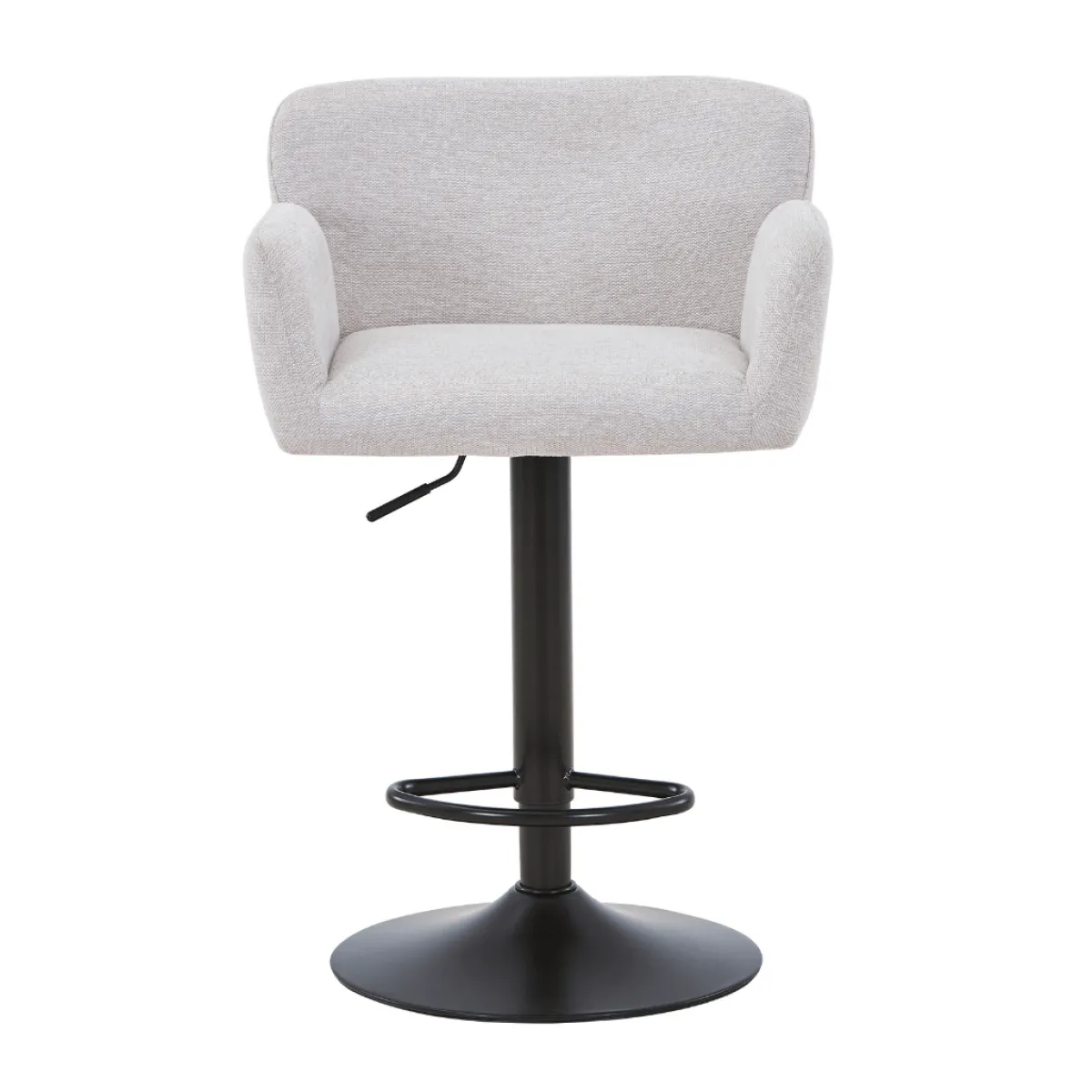 Nimara Melody Barstol - beige tekstil med justerbar højde og drejefunktion* Barstole
