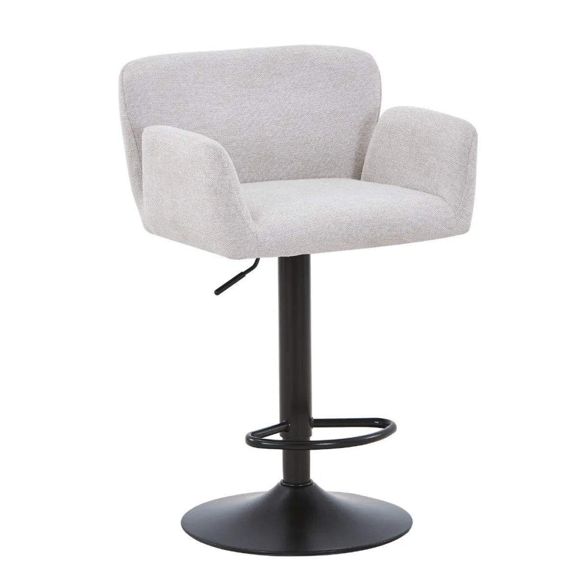 Nimara Melody Barstol - beige tekstil med justerbar højde og drejefunktion* Barstole
