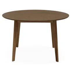 Nimara Miles - Rundt spisebord Ø120 cm i røget egefiner med sildebensmønster* Spiseborde
