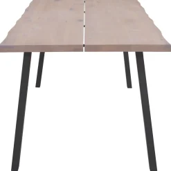 Nimara Molly plankebord - 300x95 cm - i hvidolieret eg med A-ben - (Forberedt til tillægsplader)* Spiseborde