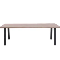 Nimara Molly plankebord - 300x95 cm - i hvidolieret eg med A-ben - (Forberedt til tillægsplader)* Spiseborde