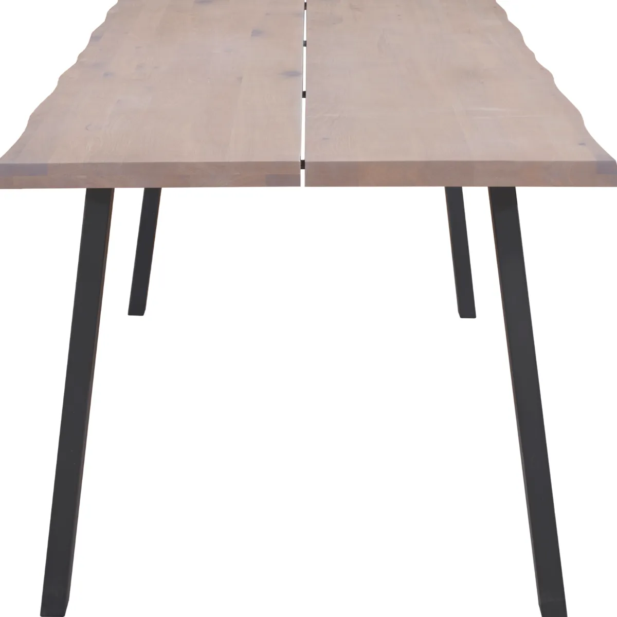 Nimara Molly plankebord - 200x95 cm - i hvidolieret eg med A-ben - (Forberedt til tillægsplader)* Spiseborde
