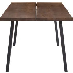 Nimara Molly plankebord - 300x95 cm - i smoked eg med A-ben - (Forberedt til tillægsplader)* Spiseborde