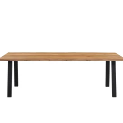 Nimara Molly plankebord - 200x95 cm - naturligt olieret eg med A-ben (Forberedt til tillægsplader)* Spiseborde