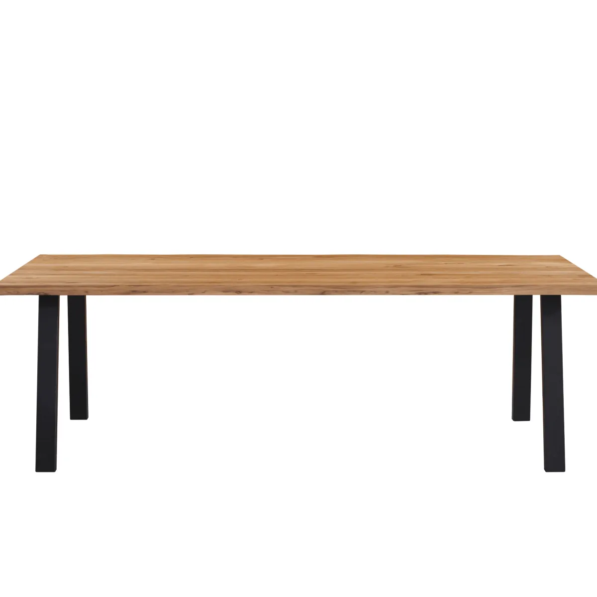 Nimara Molly plankebord - 200x95 cm - naturligt olieret eg med A-ben (Forberedt til tillægsplader)* Spiseborde