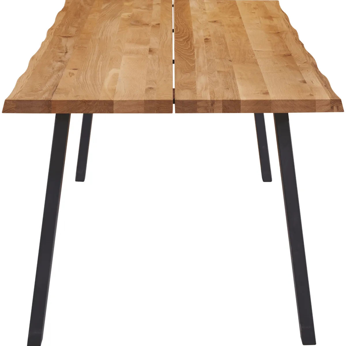 Nimara Molly plankebord - 200x95 cm - naturligt olieret eg med A-ben (Forberedt til tillægsplader)* Spiseborde