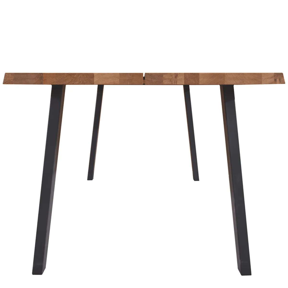 Nimara Molly plankebord - 200x95 cm - naturligt olieret eg med A-ben (Forberedt til tillægsplader)* Spiseborde