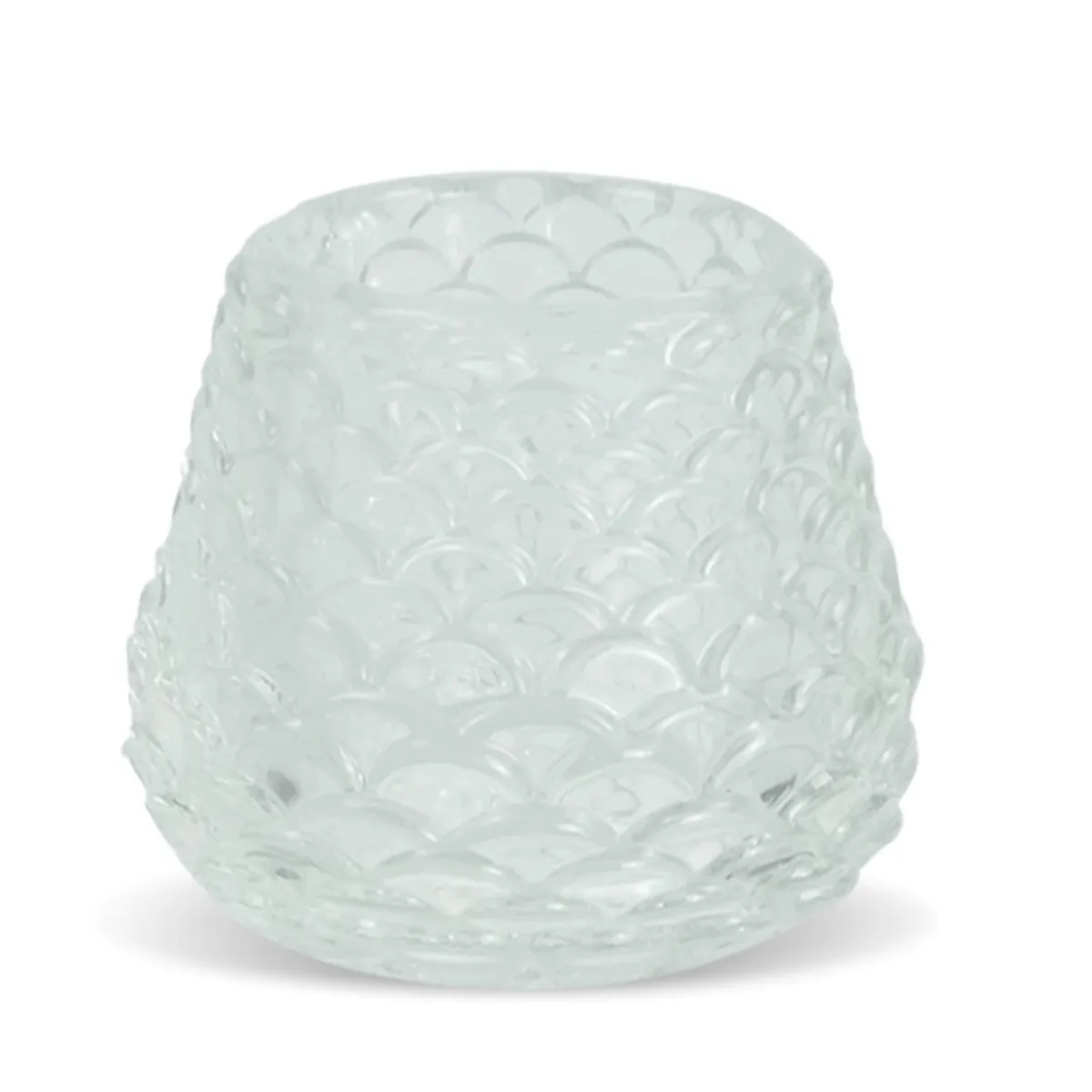 Nimara Naja glas fyrfadsstage klar 7 cm* Lysestager