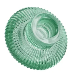 Nimara Nala glas lysestage grøn 6 cm* Lysestager
