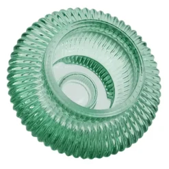 Nimara Nala glas lysestage grøn 6 cm* Lysestager