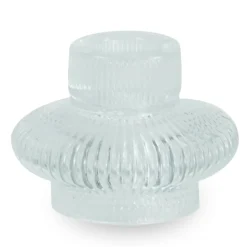 Nimara Nala glas lysestage klar 6 cm* Lysestager