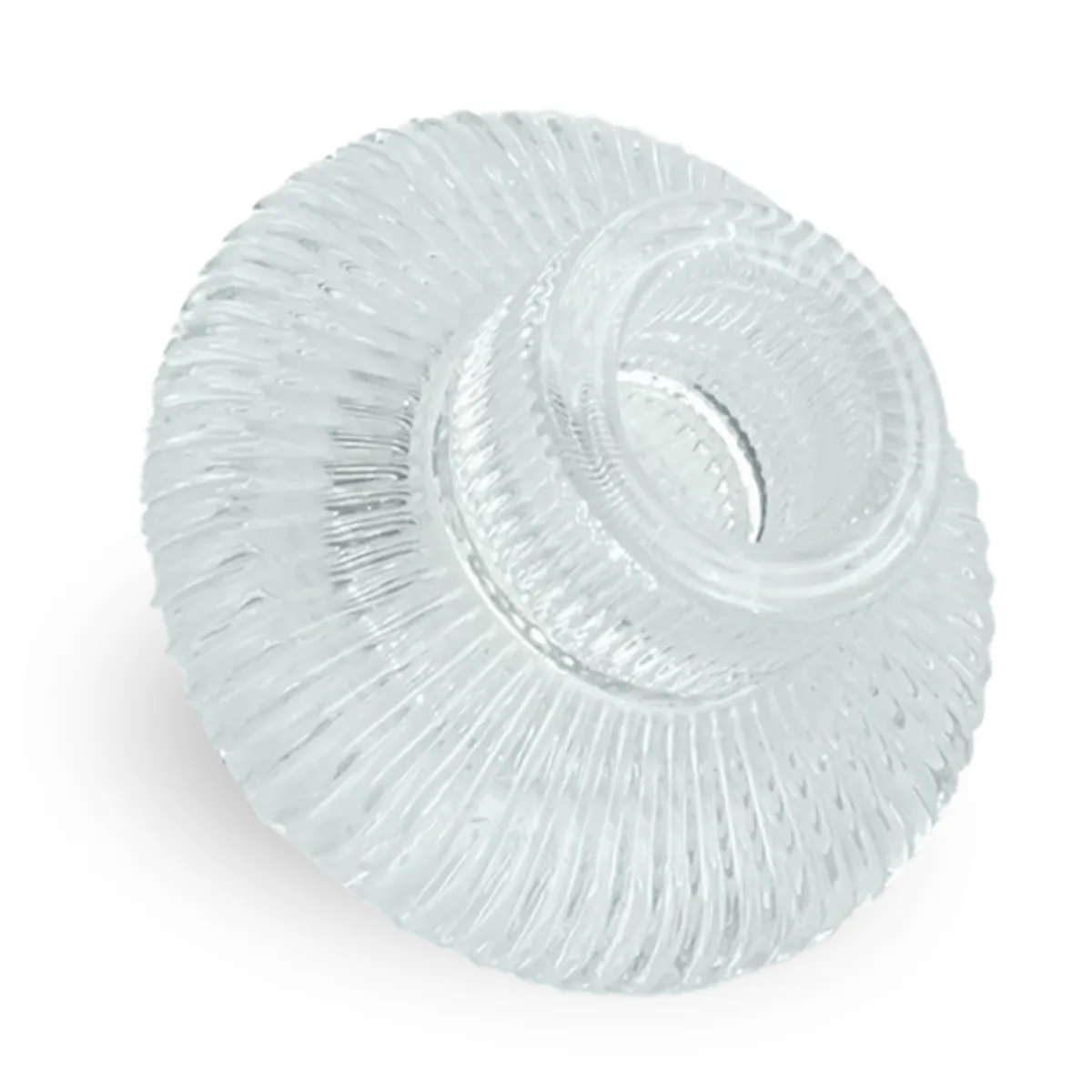 Nimara Nala glas lysestage klar 6 cm* Lysestager