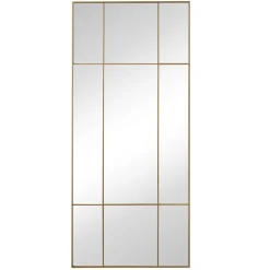 Nimara New Yorker spejl med guld/messing farvet ramme 180 x 80 cm* Spejle