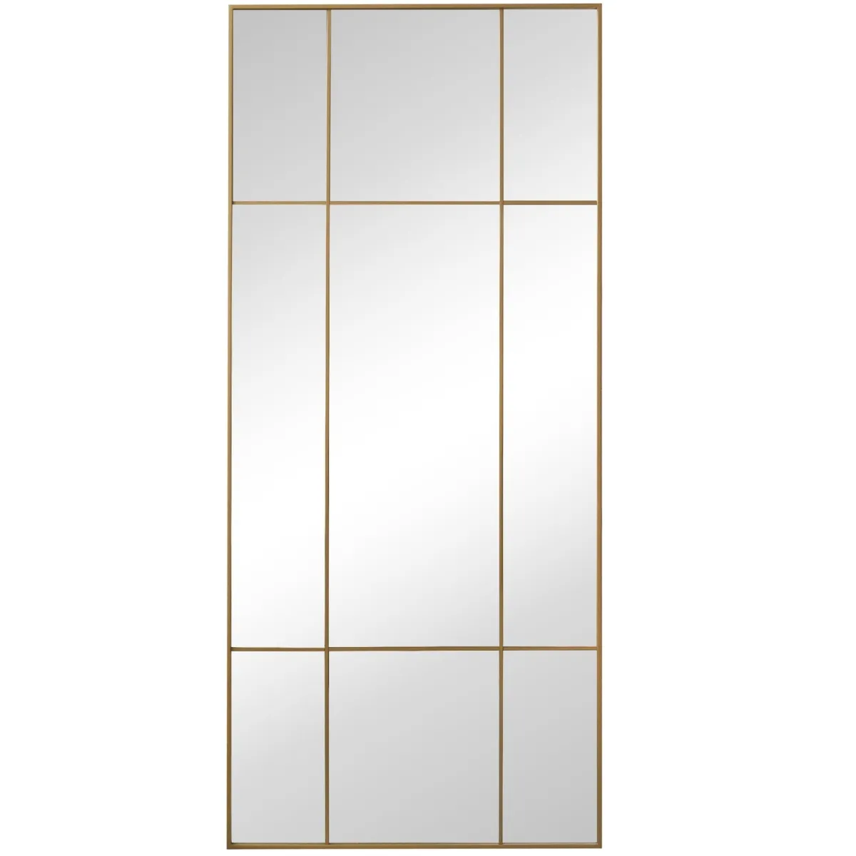Nimara New Yorker spejl med guld/messing farvet ramme 180 x 80 cm* Spejle