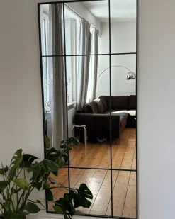 Nimara New Yorker spejl med sort ramme 180 x 80 cm* Spejle