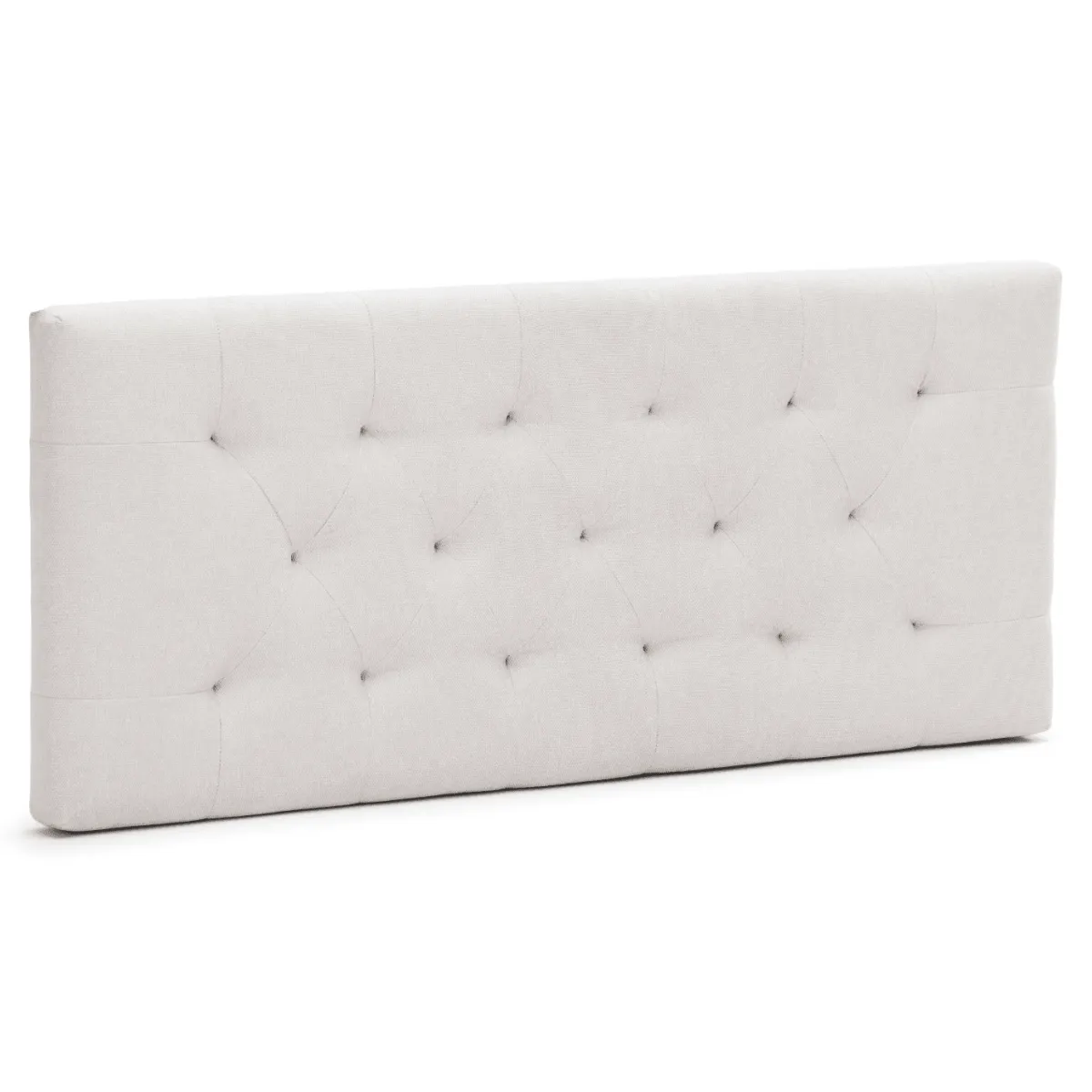 Nimara Nia sengegavl 180x63 cm i beige tekstil* Alle Senge|Alt Sengetilbehør