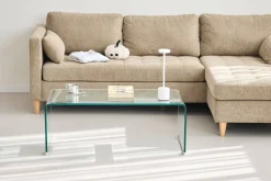 Nimara Nicole glas sofabord 95x45x35 cm* Sofaborde