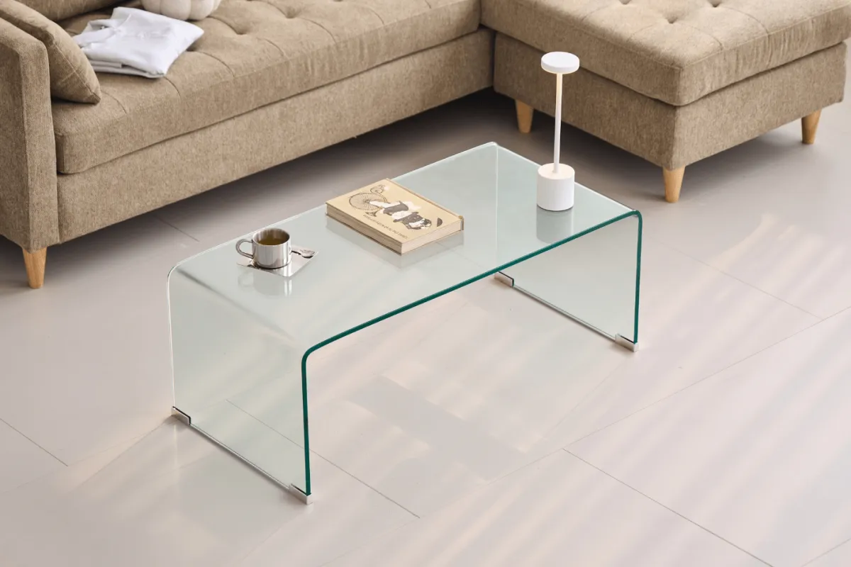 Nimara Nicole glas sofabord 95x45x35 cm* Sofaborde