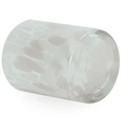 Nimara Nina glas fyrfadsstage lyserød 10 cm* Lysestager