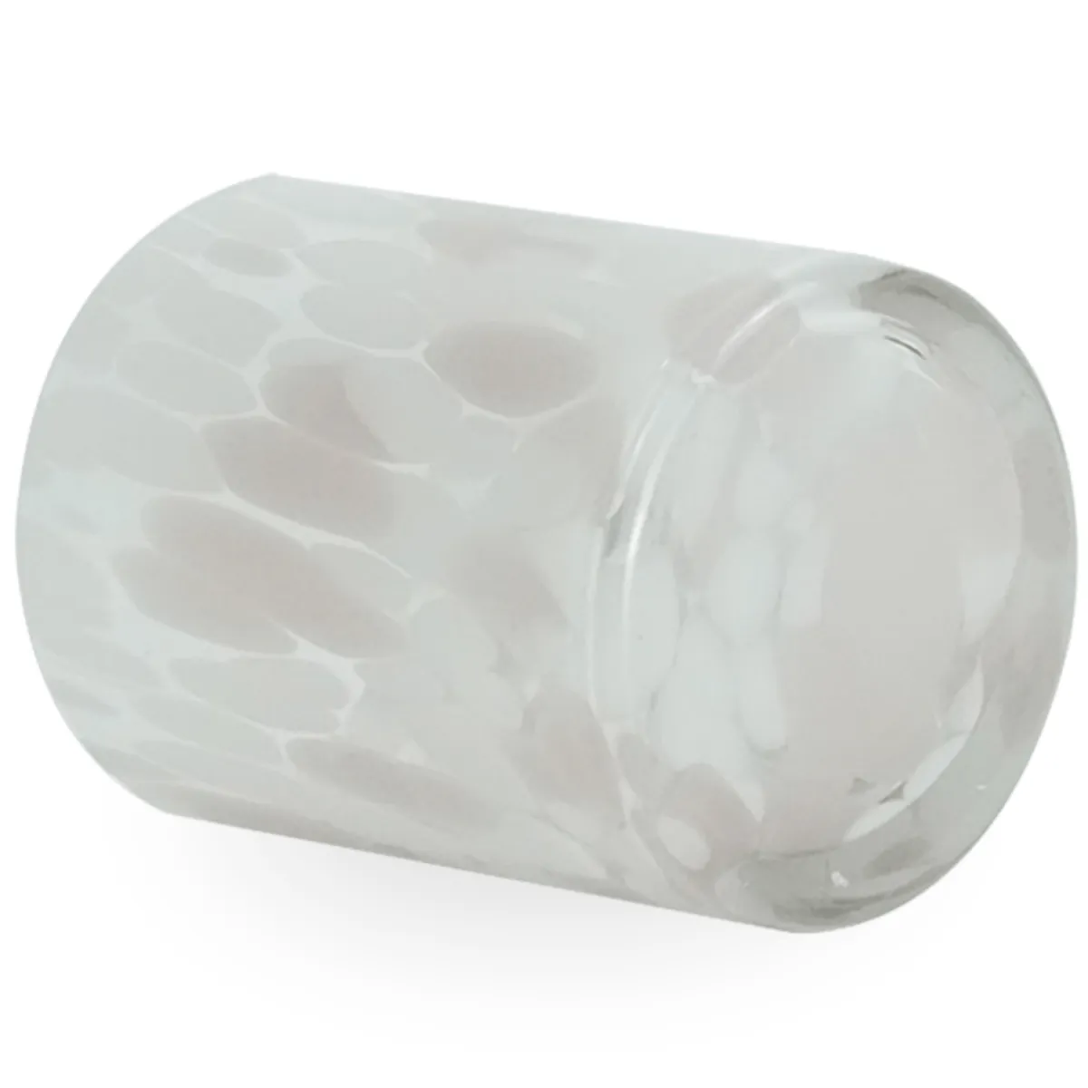Nimara Nina glas fyrfadsstage lyserød 10 cm* Lysestager