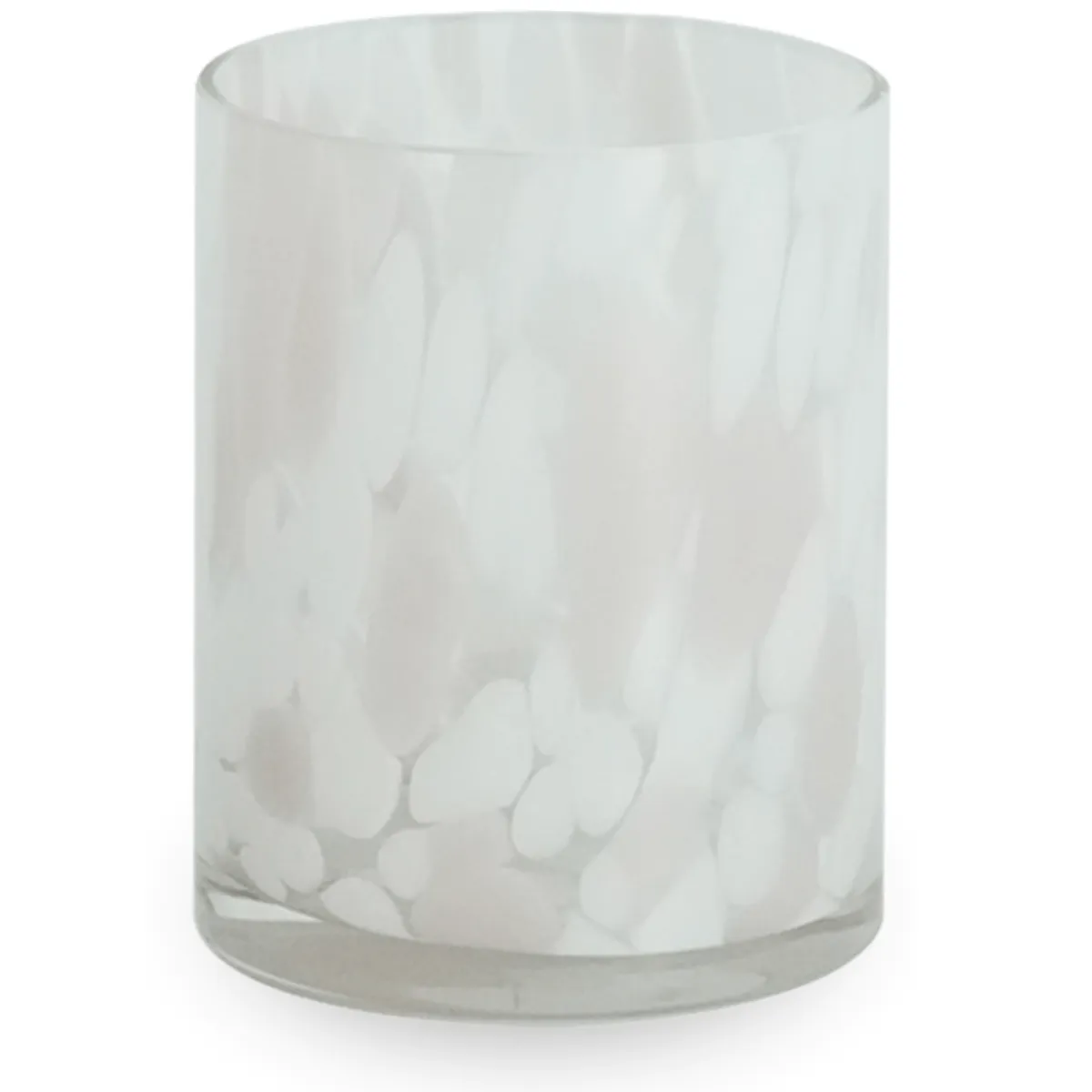 Nimara Nina glas fyrfadsstage lyserød 10 cm* Lysestager
