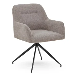 Nimara Ofelia Spisebordsstol - Sand Med Drejefunktion 360 Grader* Spisebordsstole