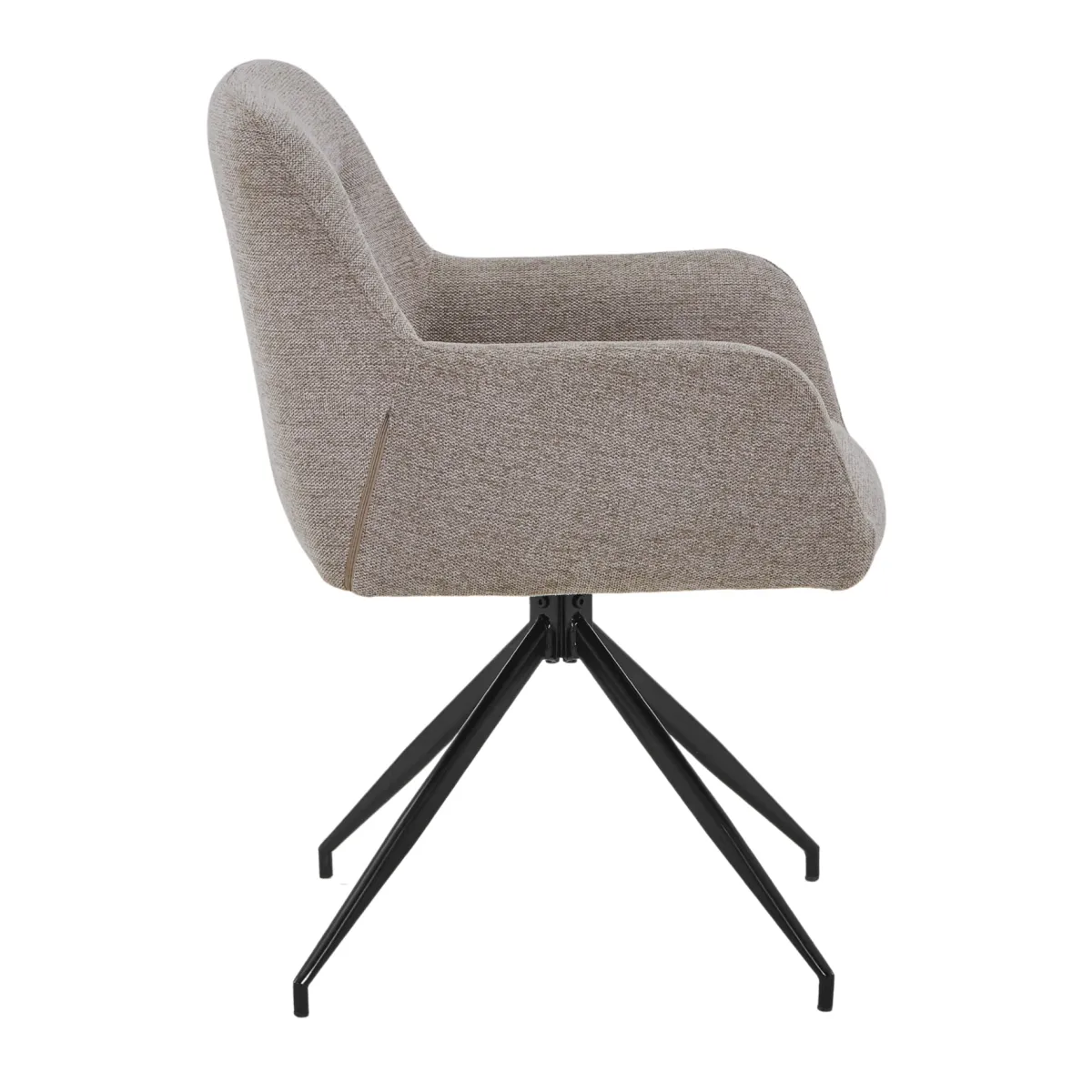 Nimara Ofelia Spisebordsstol - Sand Med Drejefunktion 360 Grader* Spisebordsstole