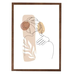 Nimara Paloma billedramme 50x70 cm røget træ* Billedrammer
