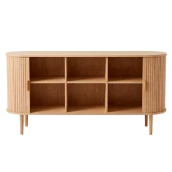 Nimara Penelope skab med jalousilåger i eg - 160x40x78 cm* Kommoder & Skænke|Tv Borde